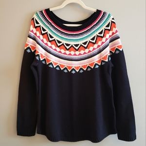 NWT Talbots Fair Isle Crewneck Sweater
